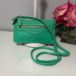 Danielle Nicole Vibrant Green Crossbody Bag with Adjustable Strap